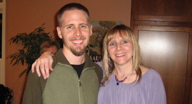 Andrew and Cathy in 2007 (Photo courtesy of Cathy Geanides) Andrew and Cathy in 2007 (Photo courtesy of Cathy Geanides)