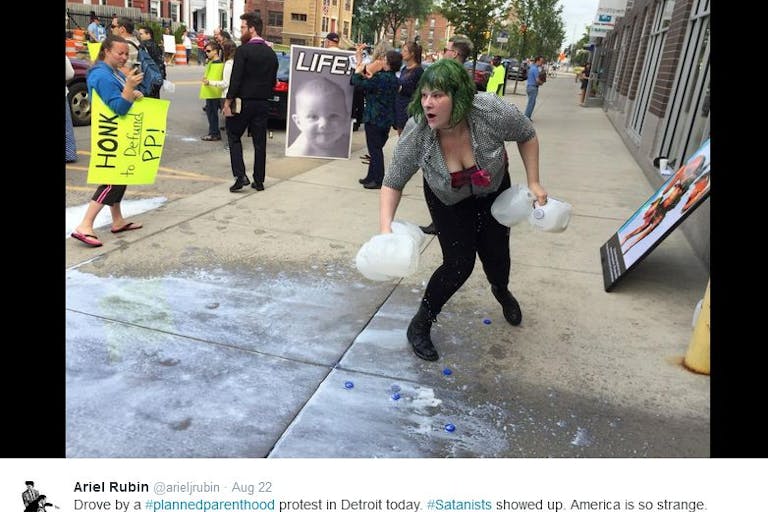 Satanist Planned Parenthood Twitter