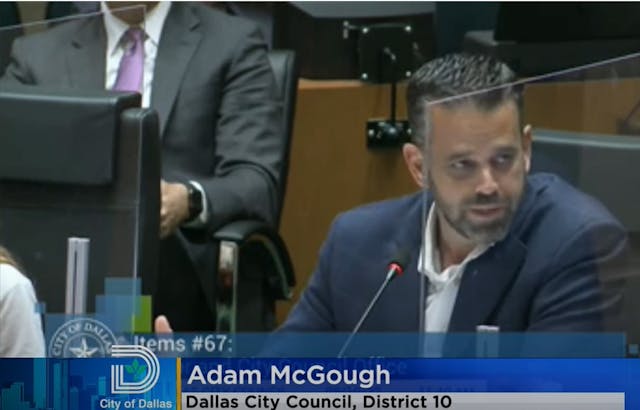 Image: Dallas City Council Adam McGough warns abortion resolution can cost city
