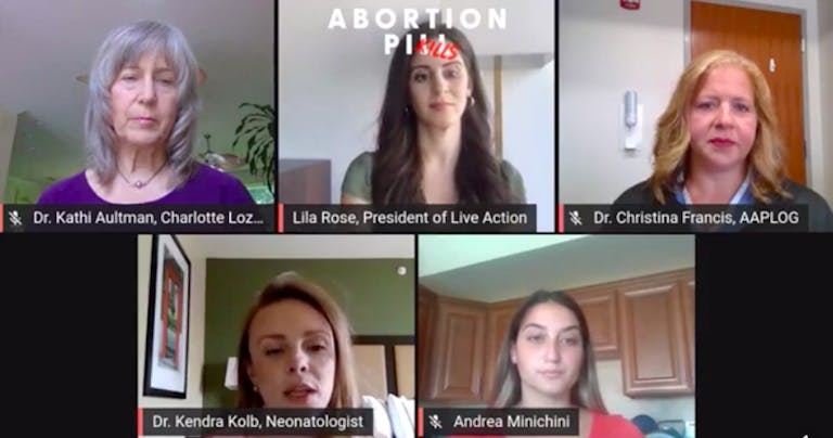 abortion pill panel screenshot