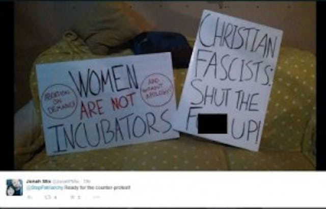 Stop Patriarchy protest signs Stop Patriarchy protest signs