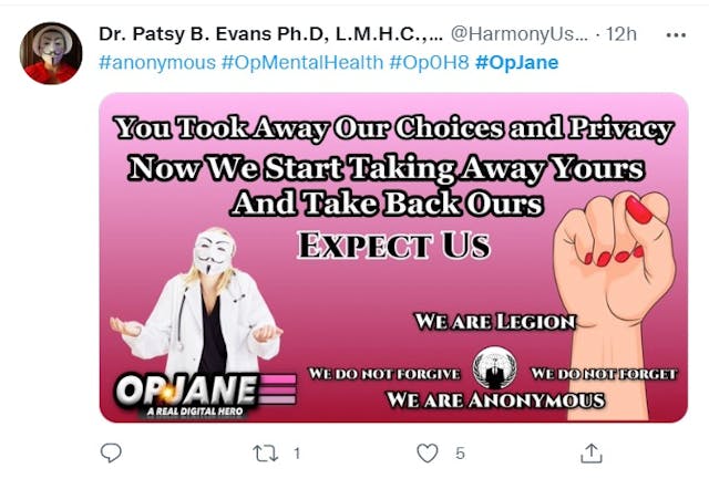 Image: @HarmonyUsInc meme "We are Legion" (Image:: Twitter)