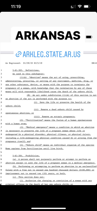 FACT: Treatments for miscarriage and ectopic pregnancy are legal in every state image