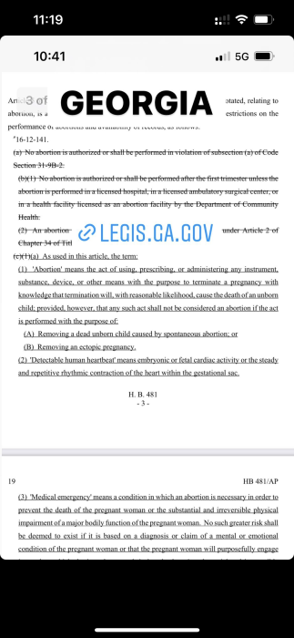 FACT: Treatments for miscarriage and ectopic pregnancy are legal in every state image
