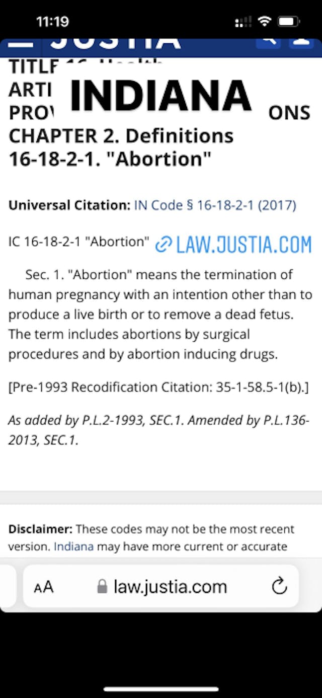 FACT: Treatments for miscarriage and ectopic pregnancy are legal in every state image