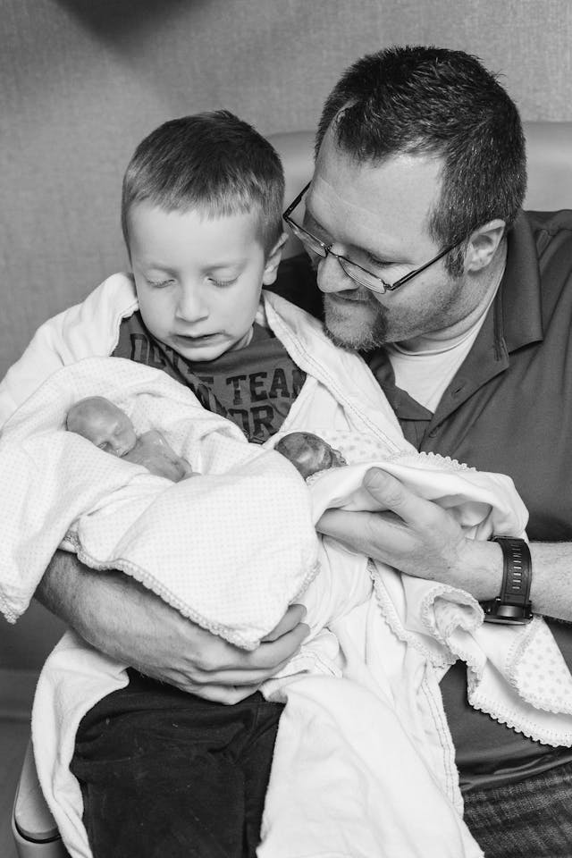Josh and his sons. Josh and his sons.