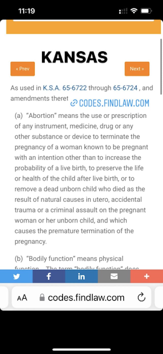 FACT: Treatments for miscarriage and ectopic pregnancy are legal in every state image