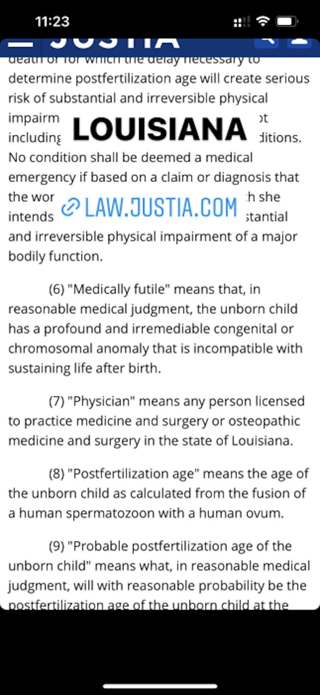 FACT: Treatments for miscarriage and ectopic pregnancy are legal in every state image
