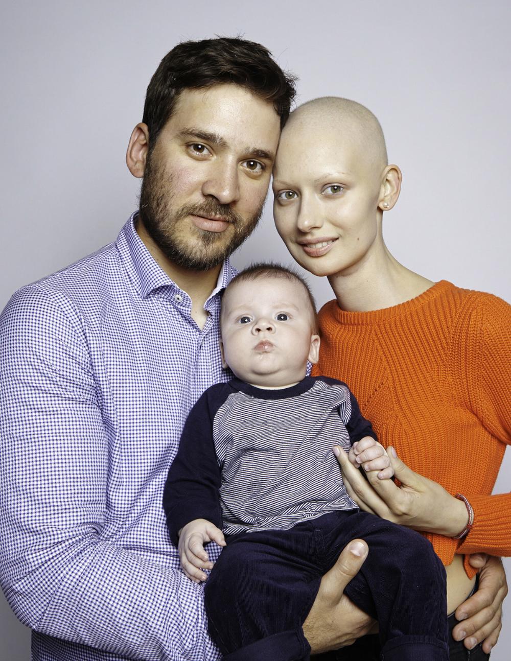 Elizaveta Bulokhova with boyfriend Roman Troubetskoi and their son, Valentin (photo via Vice)