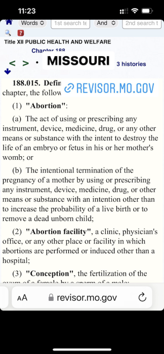 FACT: Treatments for miscarriage and ectopic pregnancy are legal in every state image