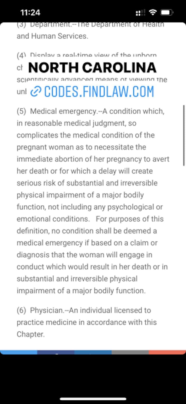 FACT: Treatments for miscarriage and ectopic pregnancy are legal in every state image