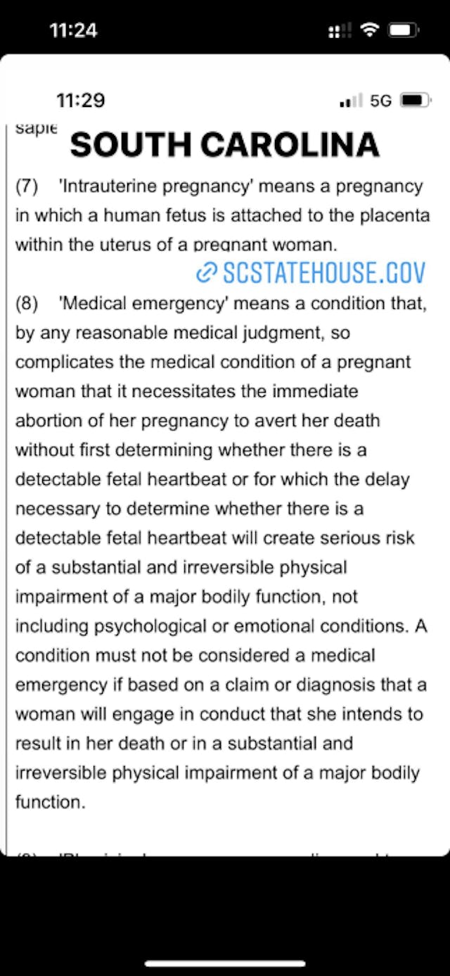FACT: Treatments for miscarriage and ectopic pregnancy are legal in every state image