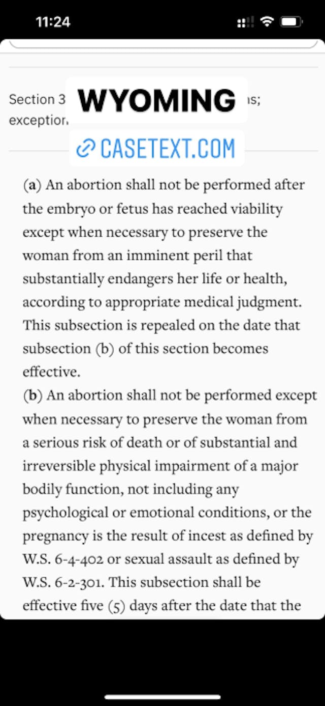 FACT: Treatments for miscarriage and ectopic pregnancy are legal in every state image