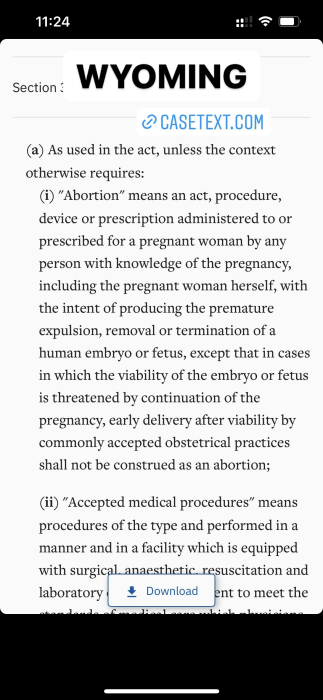 FACT: Treatments for miscarriage and ectopic pregnancy are legal in every state image