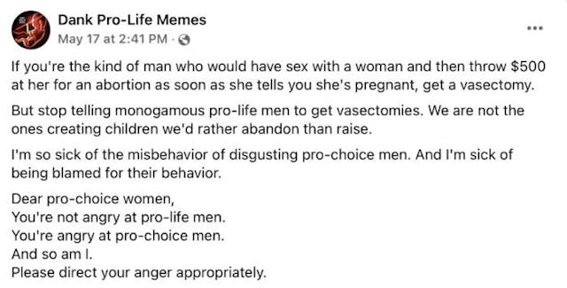 Abortion advocates want men to speak out about abortion… but only if they support it image