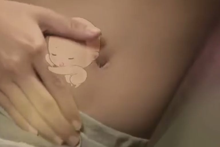 Motherish, baby, womb, unborn, mother, hand