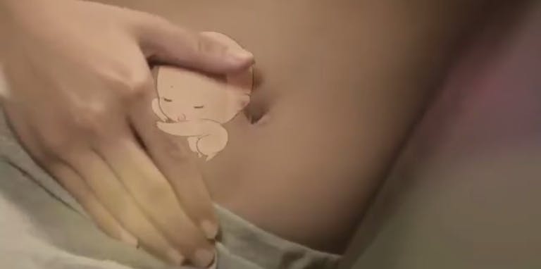 Motherish, baby, womb, unborn, mother, hand