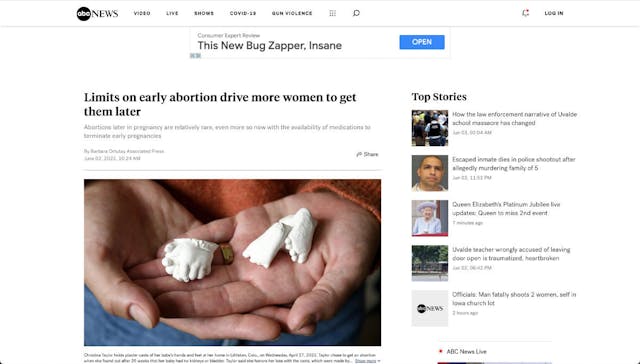 Screenshot: ABC News
