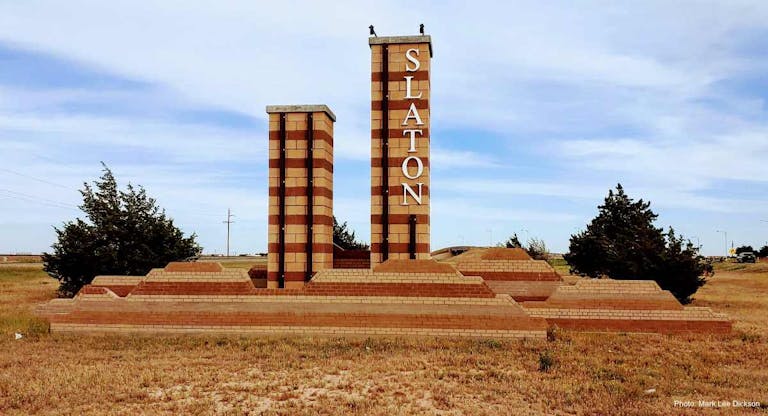 slaton texas sign