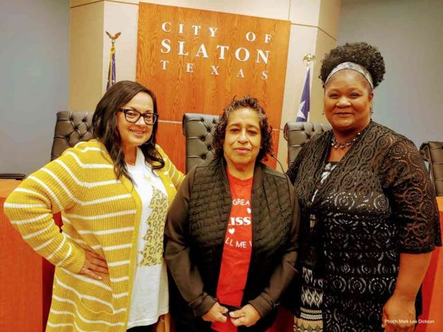 Slaton Residents who helped lead the charge to see their City become a Sanctuary City for the Unborn take a picture together the day after the vote. (Photo: Mark Lee Dickson)