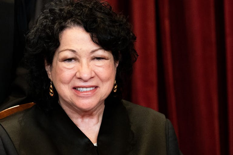 Supreme Court Justices Pose For Formal Group Photo