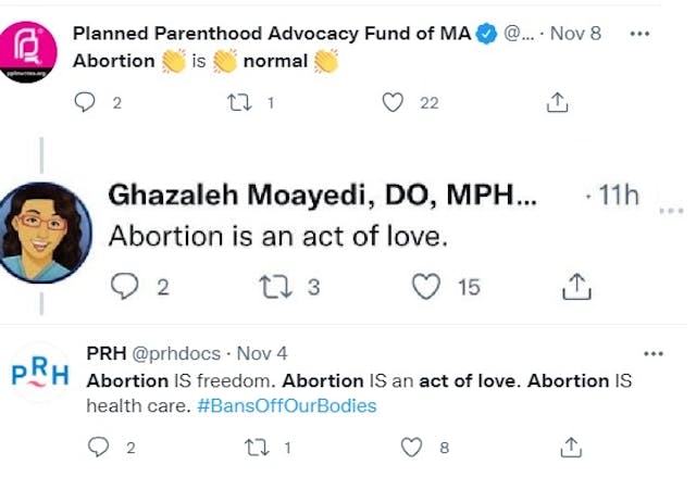 Abortion is an Act of Love (Image: Twitter) Image: Abortion is an Act of Love (Image: Twitter)