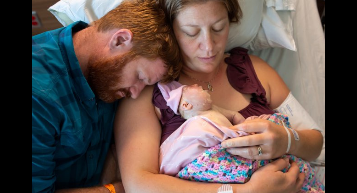 Pro-life ministry founder's daughter Ember is born, spends precious hour with family after birth | Live Action