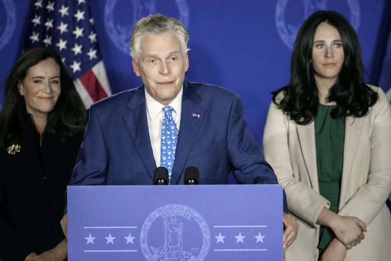 Terry McAuliffe Holds Event On Election Night In Virginia