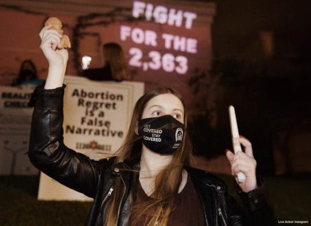 Photo: Live Action Instagram Pro-life prayer vigil held at Mississippi’s sole abortion facility draws ire of abortion activists image