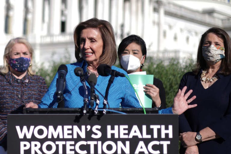 Speaker Nancy Pelosi And House Democrats Hold News Conference On Women’s Health Protection Act
