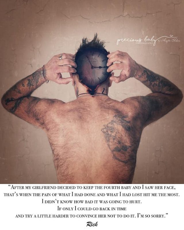 Photo used with permission. Copyright: Angela Forker. abortion regret men