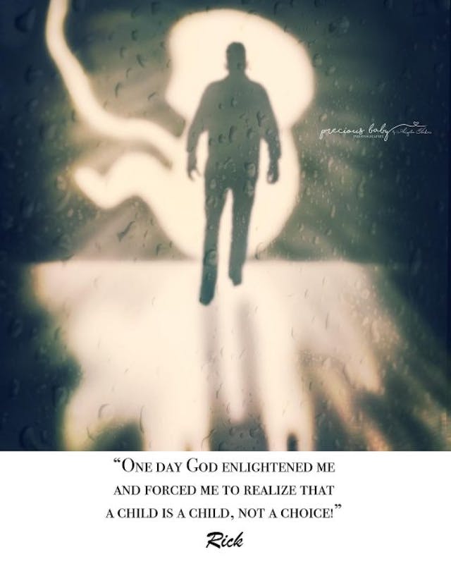 Photo used with permission. Copyright: Angela Forker. abortion regret men