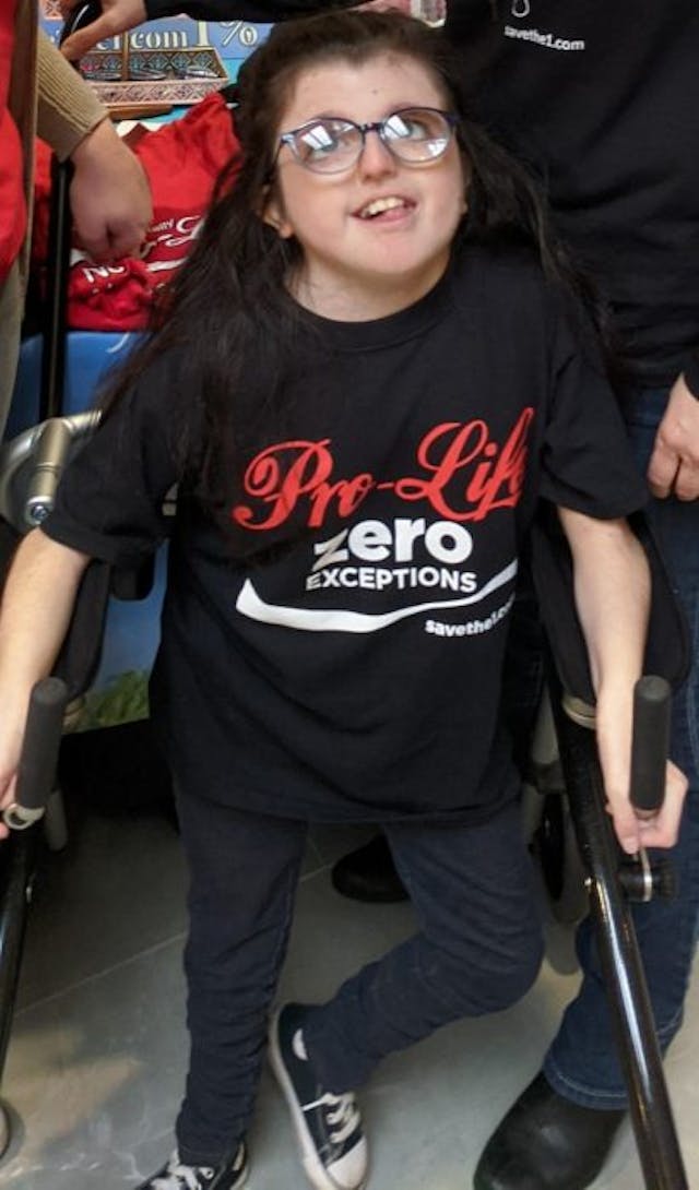 Faith. Photo courtesy of Smith family. Trisomy 18