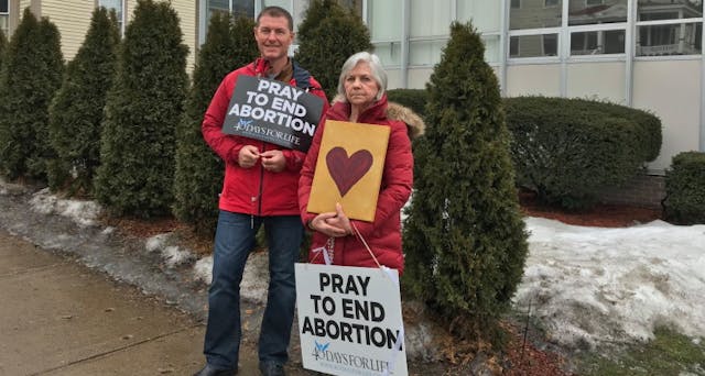 Prayer warriors in Grand Rapids, MI. (Photo:   ) image