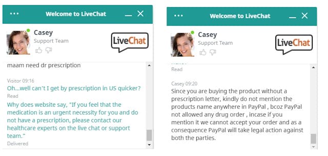 SafeAbortionRX illegal abortion pill 03202020 chat with Casey avoid prescription Image: SafeAbortionRX illegal abortion pill 03202020 chat with Casey avoid prescription