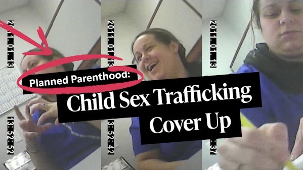 Undercover images montage of Planned Parenthood employee