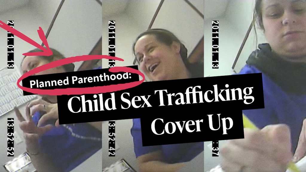 Undercover images montage of Planned Parenthood employee