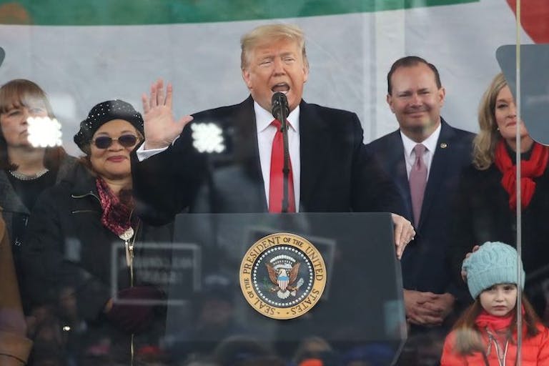 Trump, March for Life