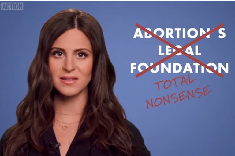 Image: Lila Rose calls legal foundation for abortion total nonsense