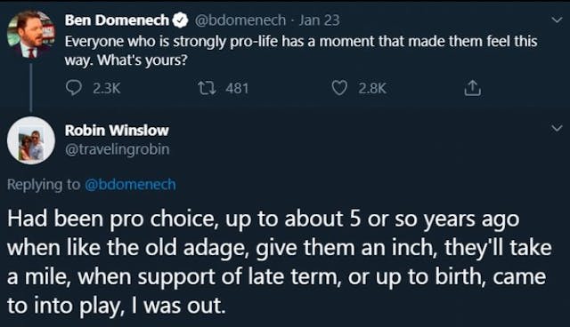The Federalist publisher asked Twitter users why they’re pro-life — the answers were amazing image