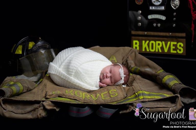 firefighters baby