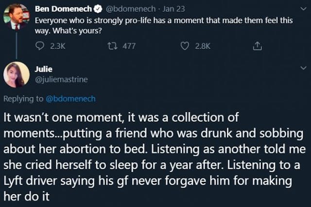 The Federalist publisher asked Twitter users why they’re pro-life — the answers were amazing image