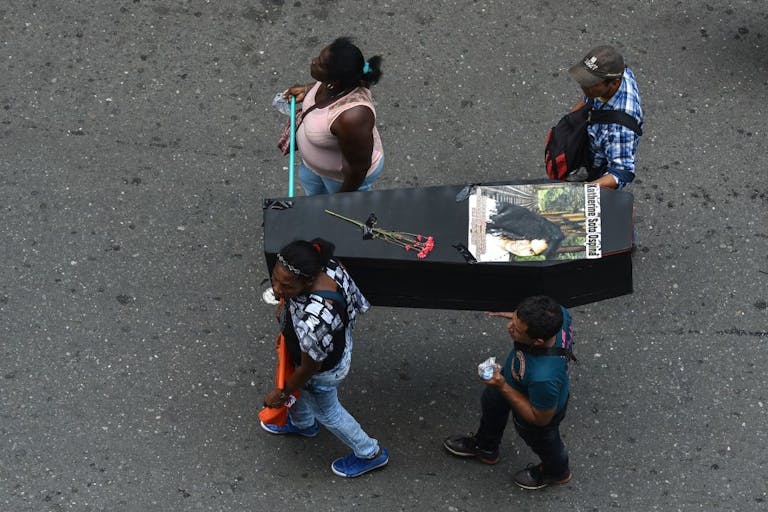 TOPSHOT-COLOMBIA-CONFLICT-VICTIMS-COMMEMORATION