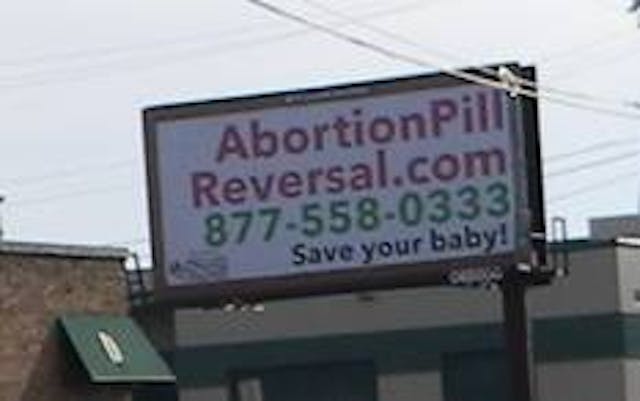 Two pro-life billboards near Planned Parenthood removed after threat from billboard stand owner image