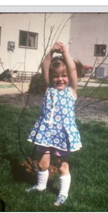 Loughead as a child. Photo courtesy of Christine Loughead.