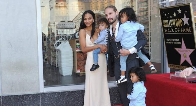 Zoe Saldana Honored With A Star On The Hollywood Walk Of Fame held on May 3, 2018 in Hollywood, California. (Getty Images)