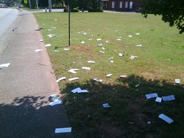 Driver attempts to hit sidewalk counselors at Alabama abortion facility image