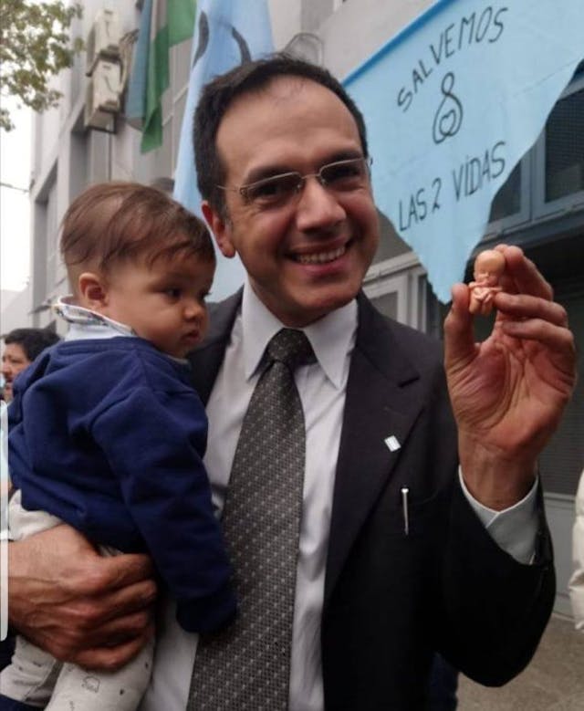 Dr. Leandro Rodríguez Lastra. Photo via Facebook. Doctor in Argentina convicted of refusing to abort 23-week-old baby image