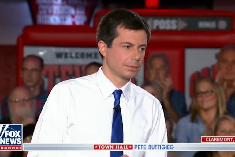 Image: Pete Buttigieg Fox Town Hall, late-term abortion