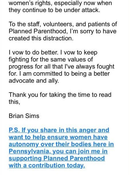 Are minorities better off aborted? Rep. Brian Sims just might think so. image